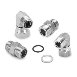 Raccords à évasement 90°