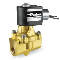 Parker 2-Way Normally Open, 1/2" NPT General Purpose Solenoid Valves