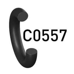 Polychloroprene Rubber O-Ring, 70 Shore A, Refrigeration Applications (Prädifa Series C0557-70)